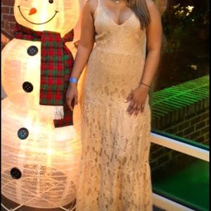 Gold Sparkling Dress